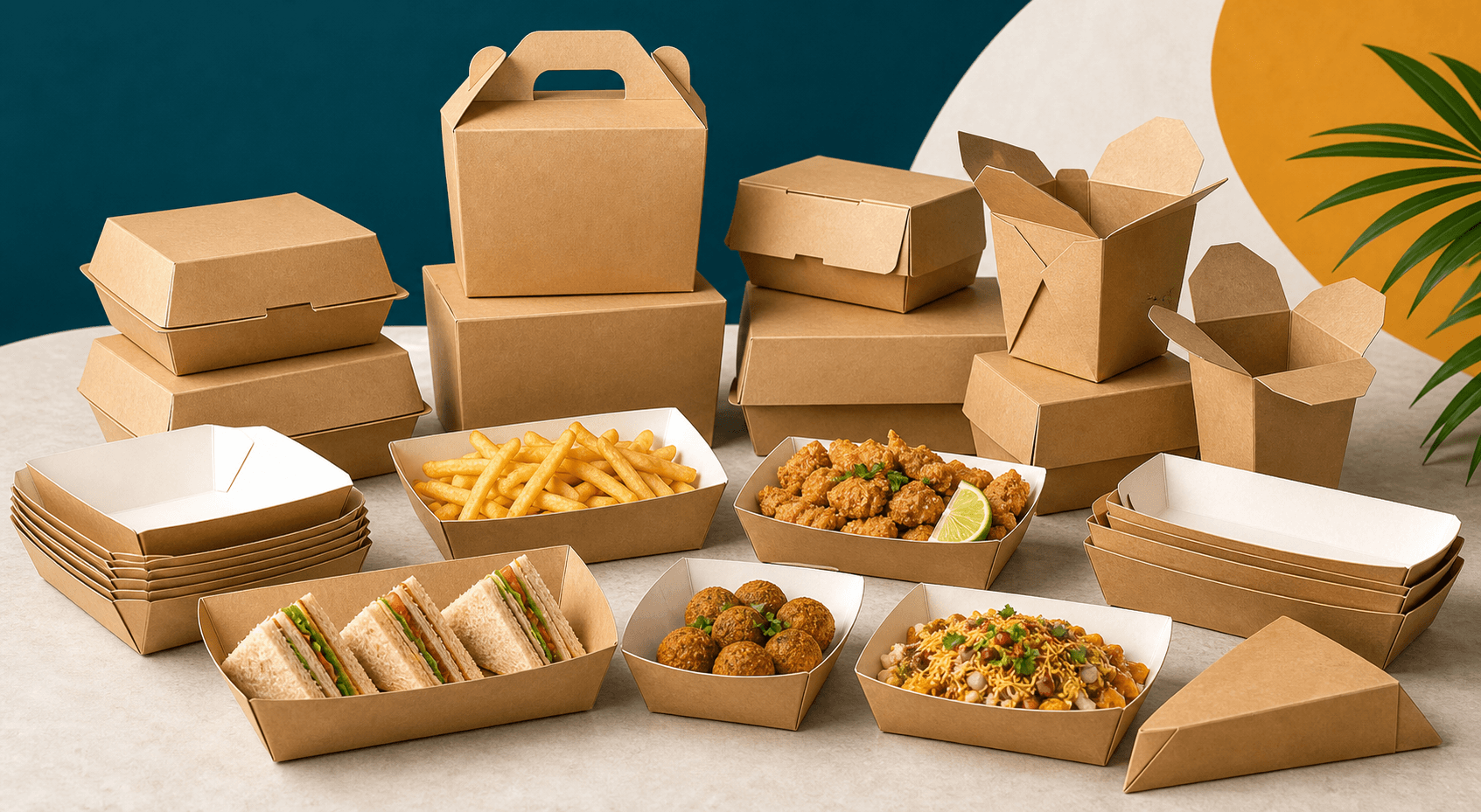Kraft Boxes & Trays